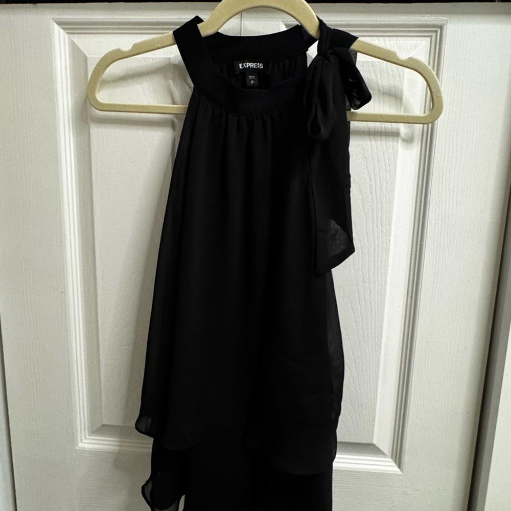 Express Black Halter Tank Top